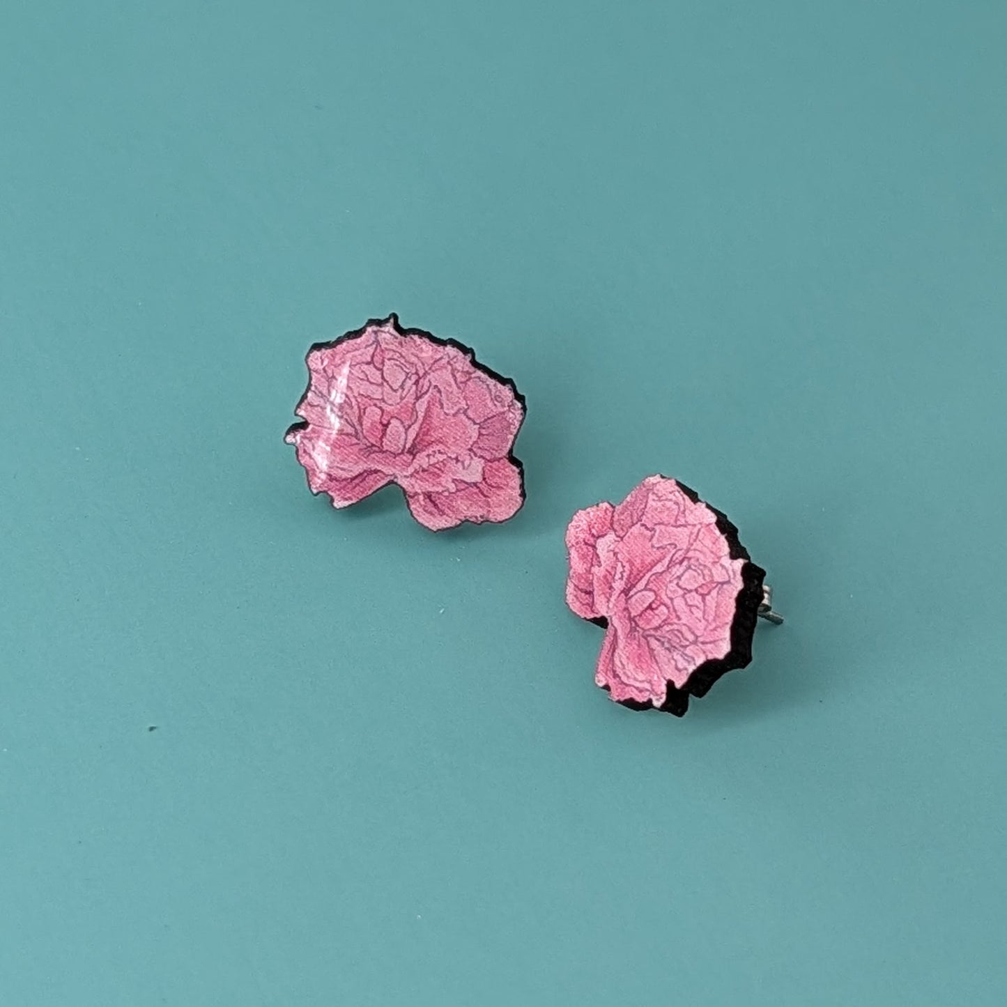 Carnation stud Earrings