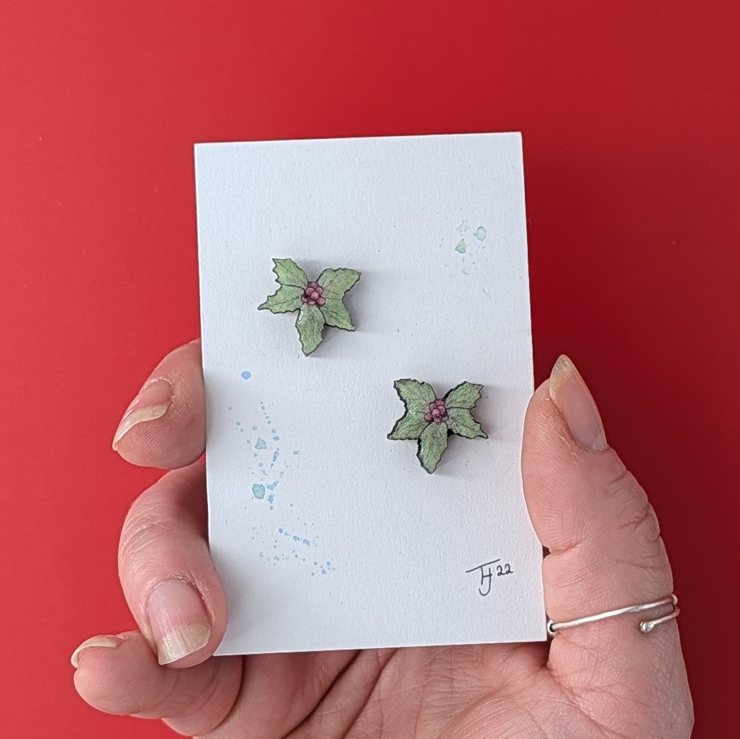 Holly stud Earrings