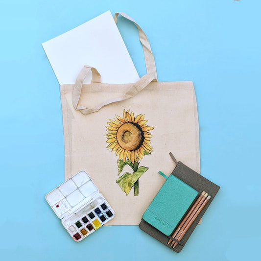 "Solidarity" Sunflower Tote Bag