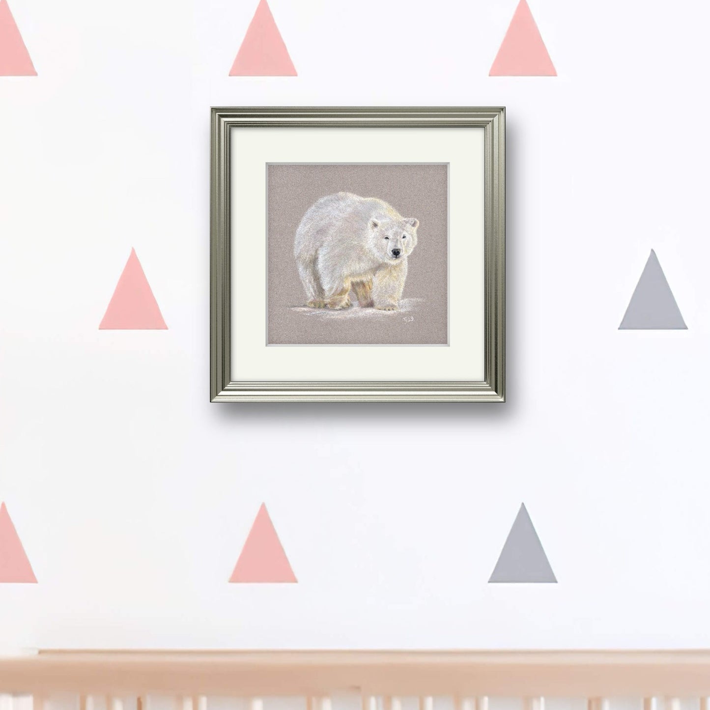 "The Wanderer" Polar Bear Art Print