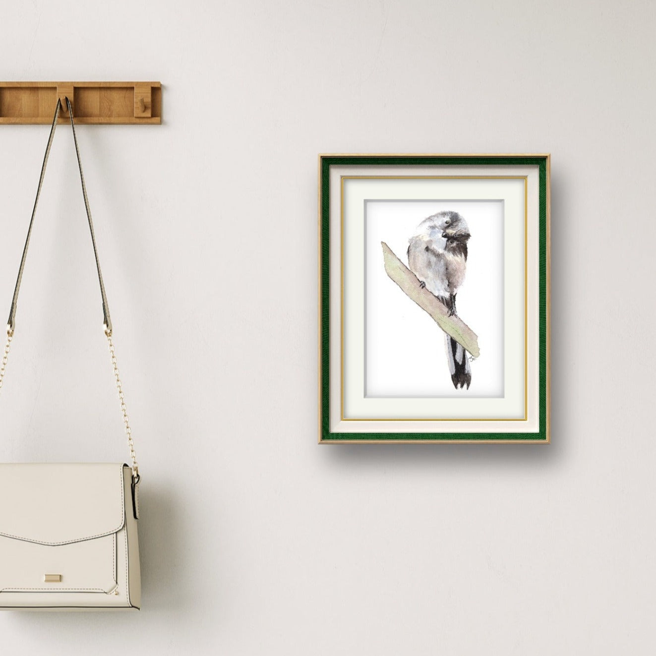"What's This?" Long Tailed Tit Art Print