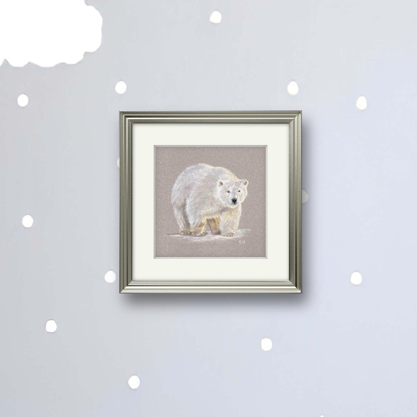 "The Wanderer" Polar Bear Art Print
