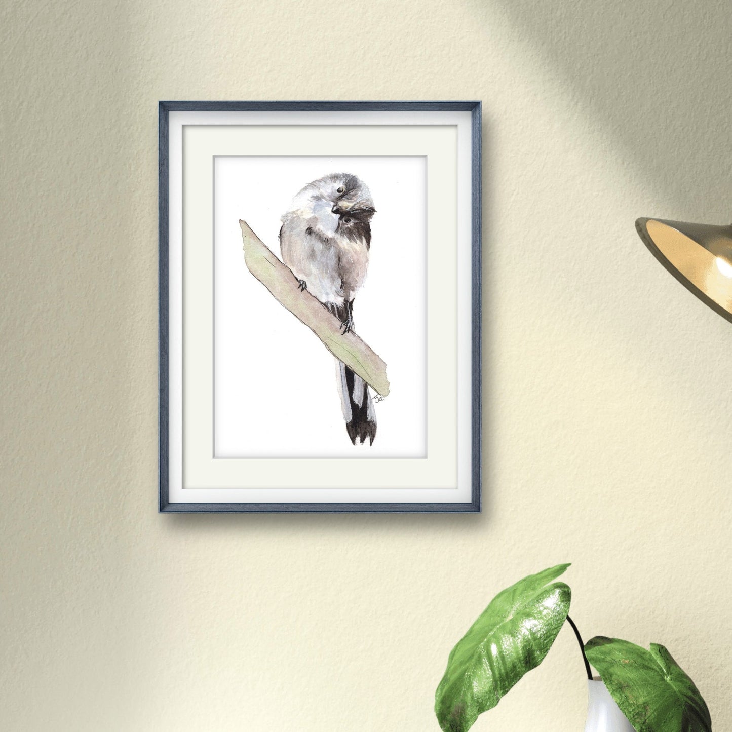 "What's This?" Long Tailed Tit Art Print