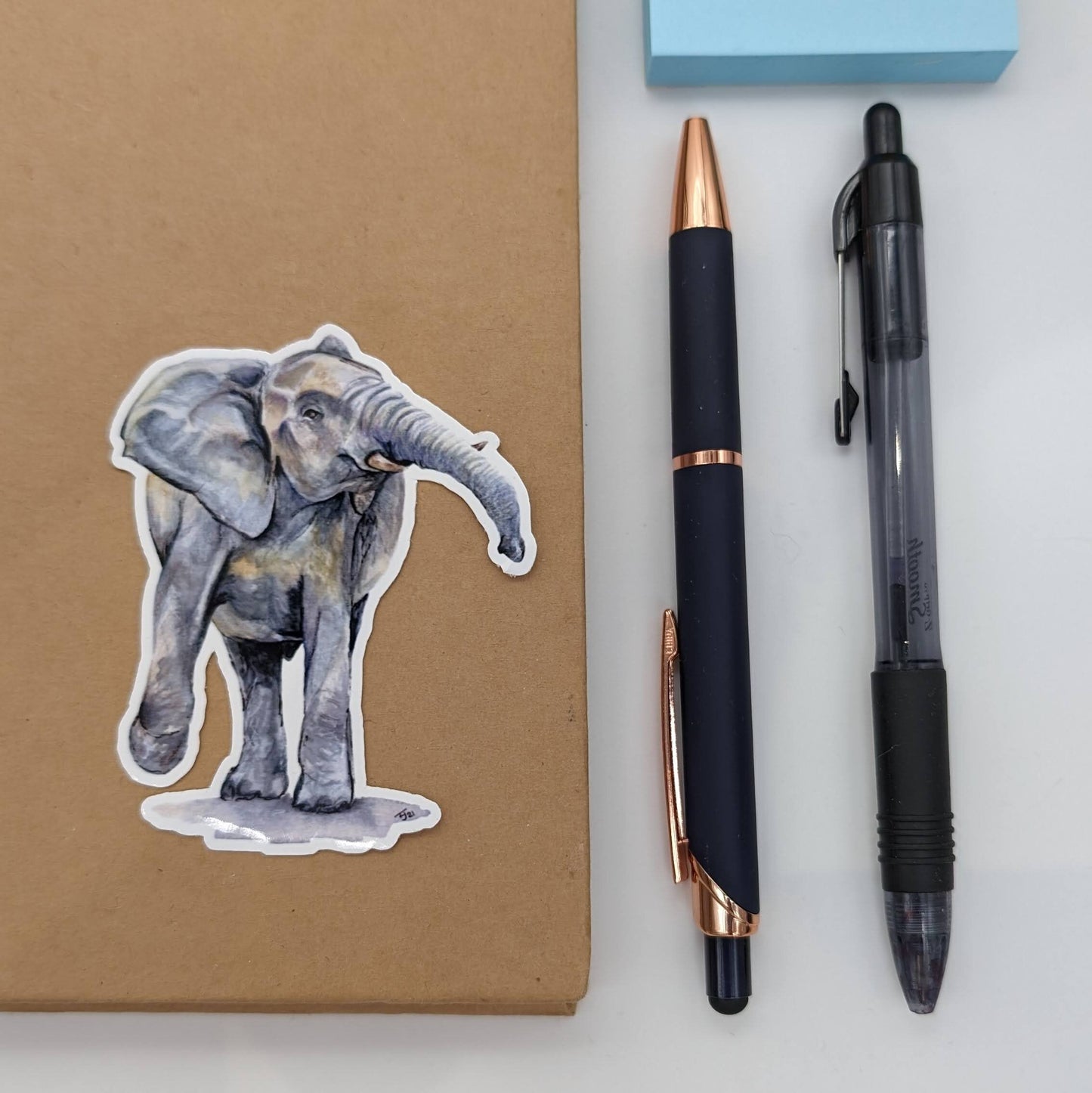 Elephant Sticker from Original Watercolour "Ngoma"