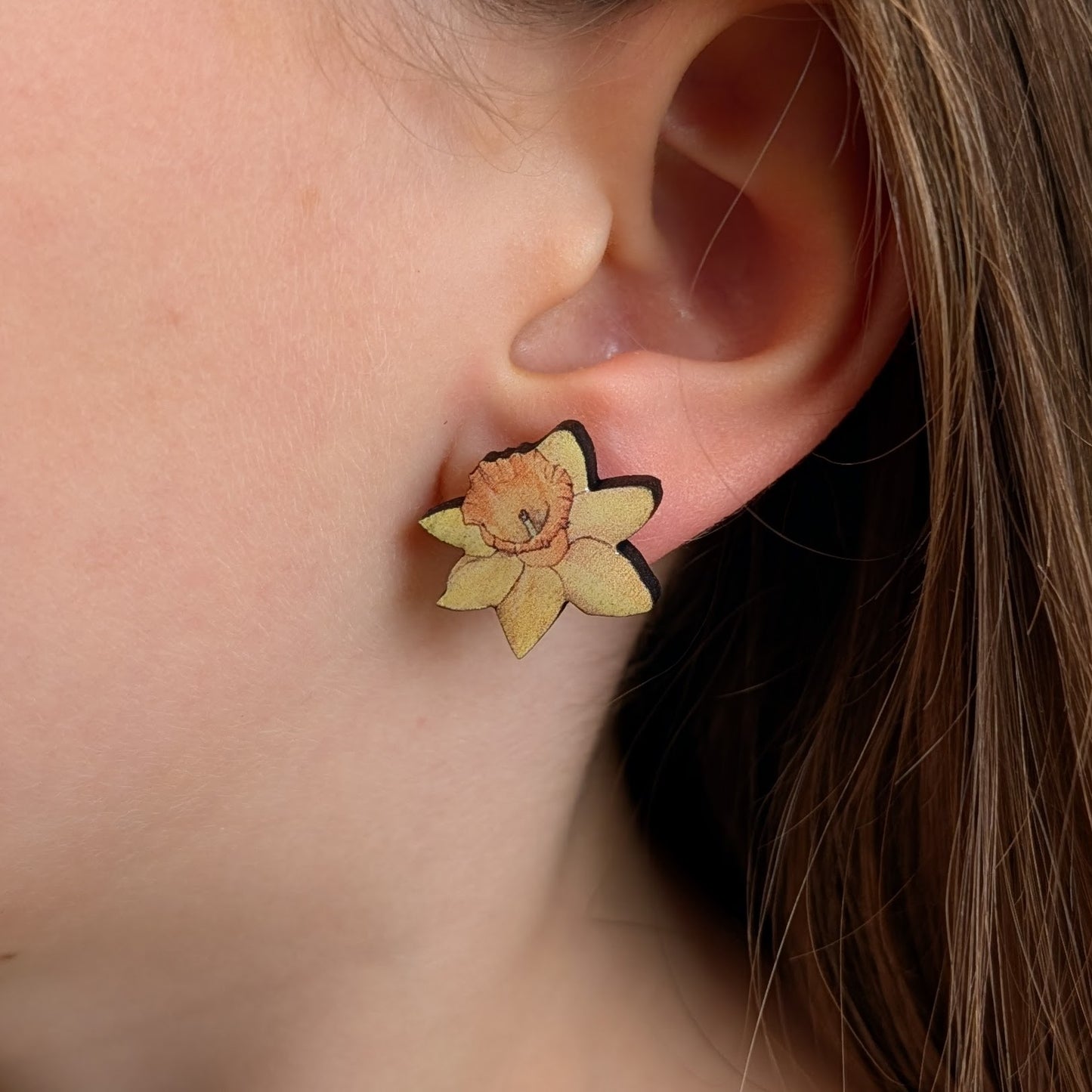 Daffodil Stud Earrings