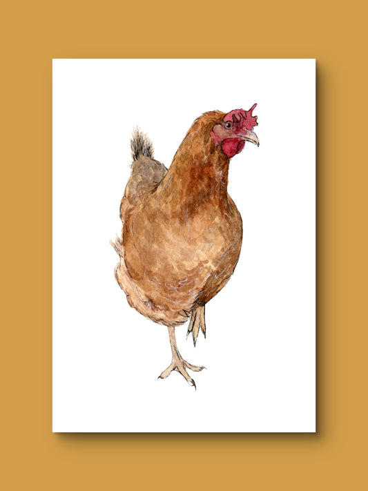 Mother Hen Art Print