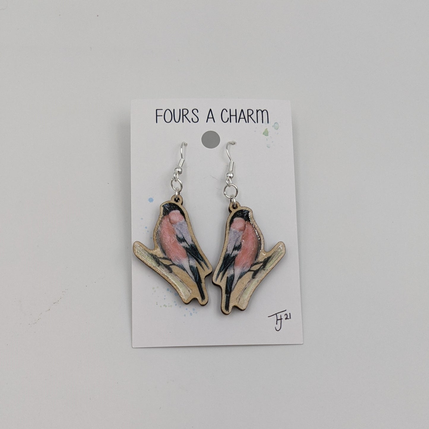 "Fours A Charm" Bullfinch Earrings