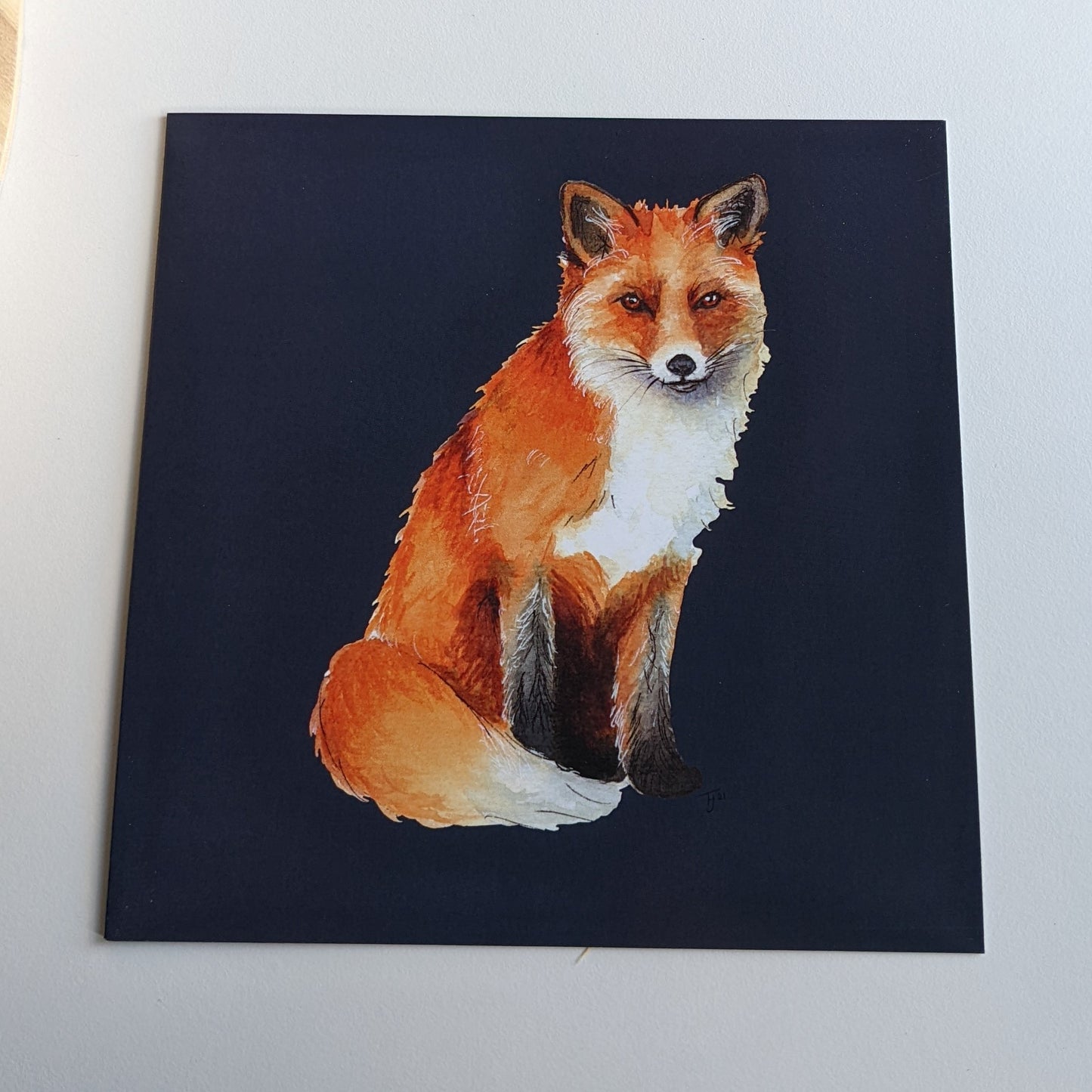 "Mama Fox" Greetings Card