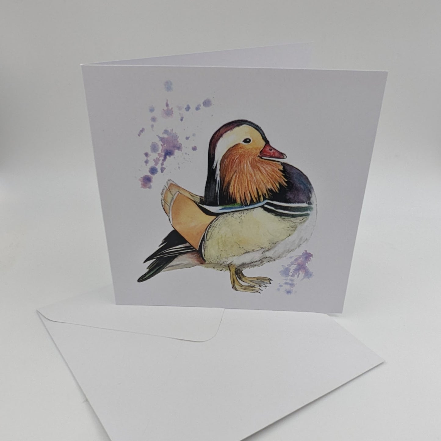 "Fancyboi" Mandarin Duck Blank Greetings Card, York University
