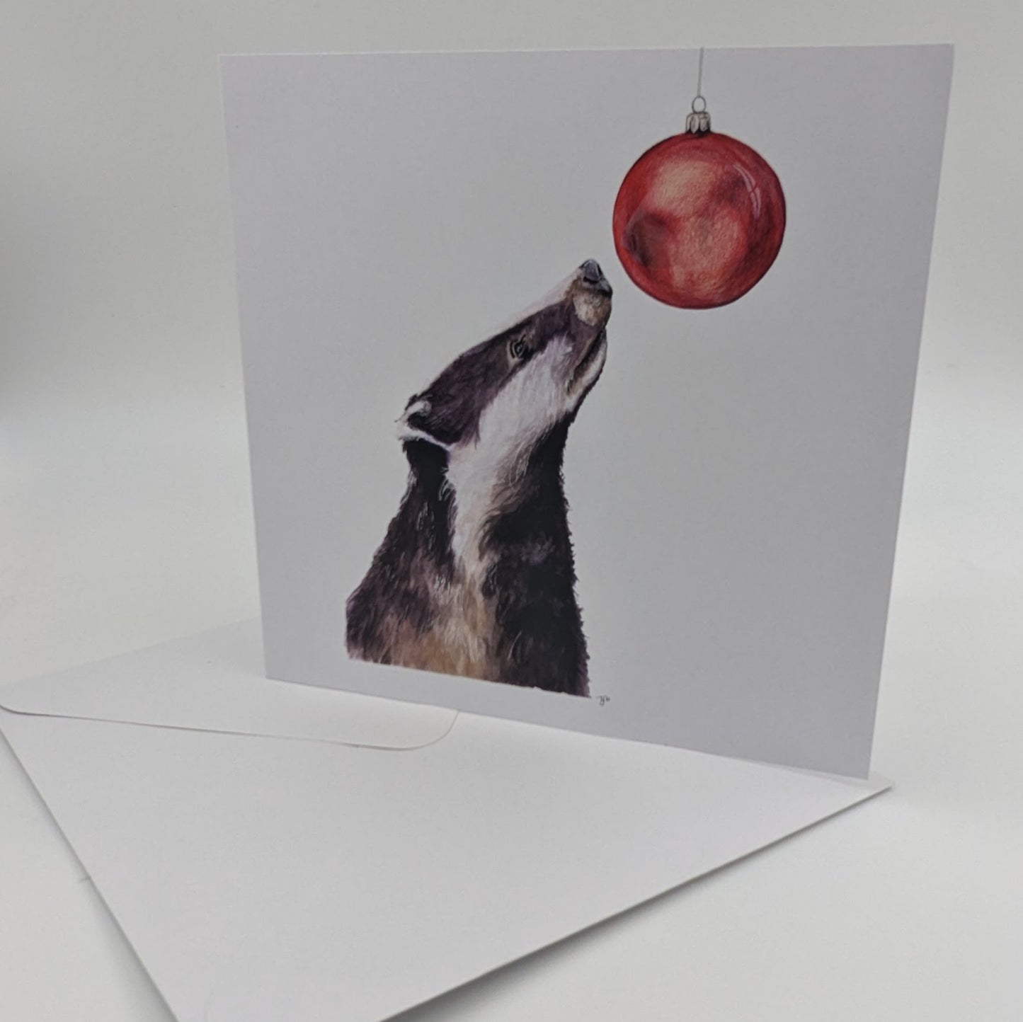 "Mr Badger" Blank Greetings Card