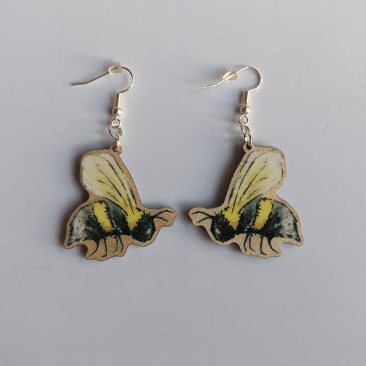 "Honey" Bee Earrings
