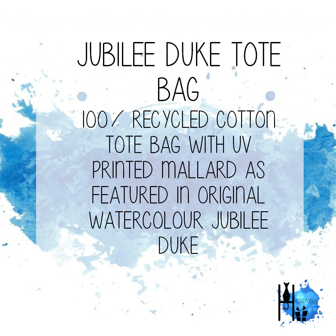 "Jubilee Duke" Mallard Duck Tote Bag