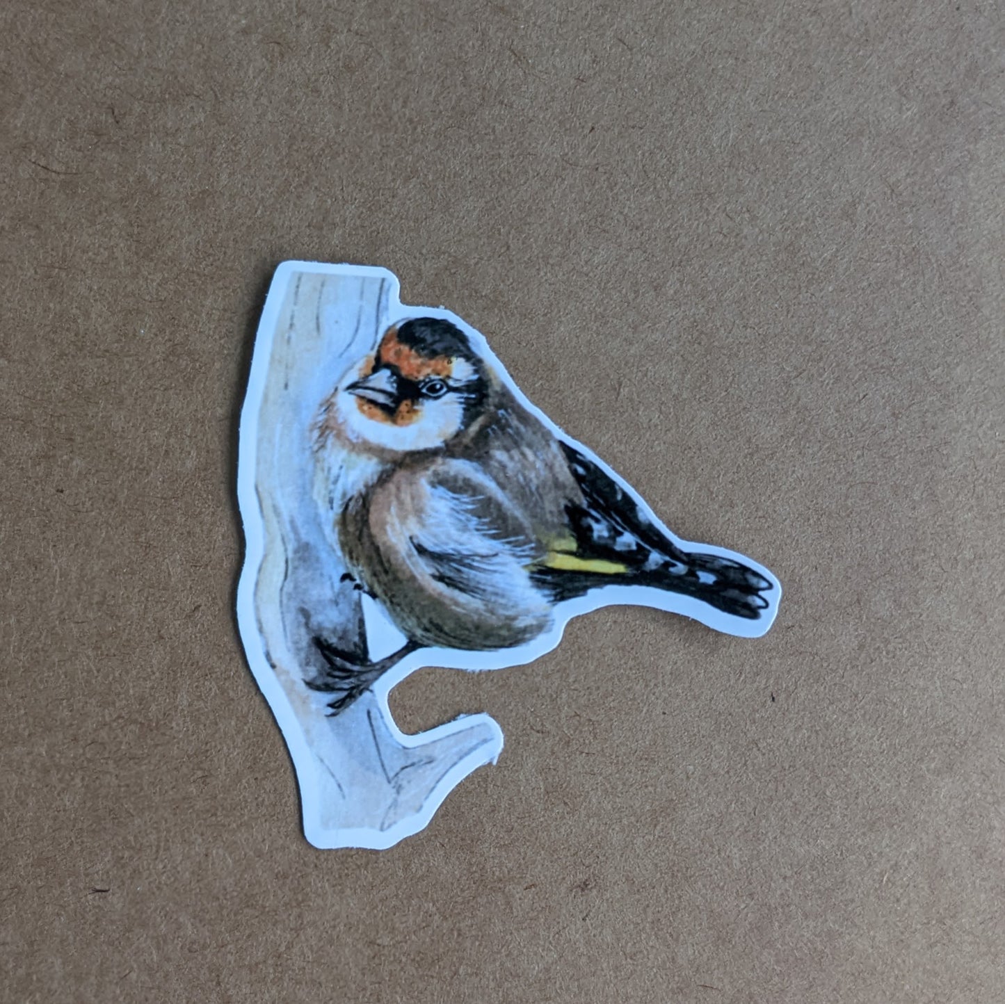 Goldfinch Sticker "Fours a Charm Goldfinch"