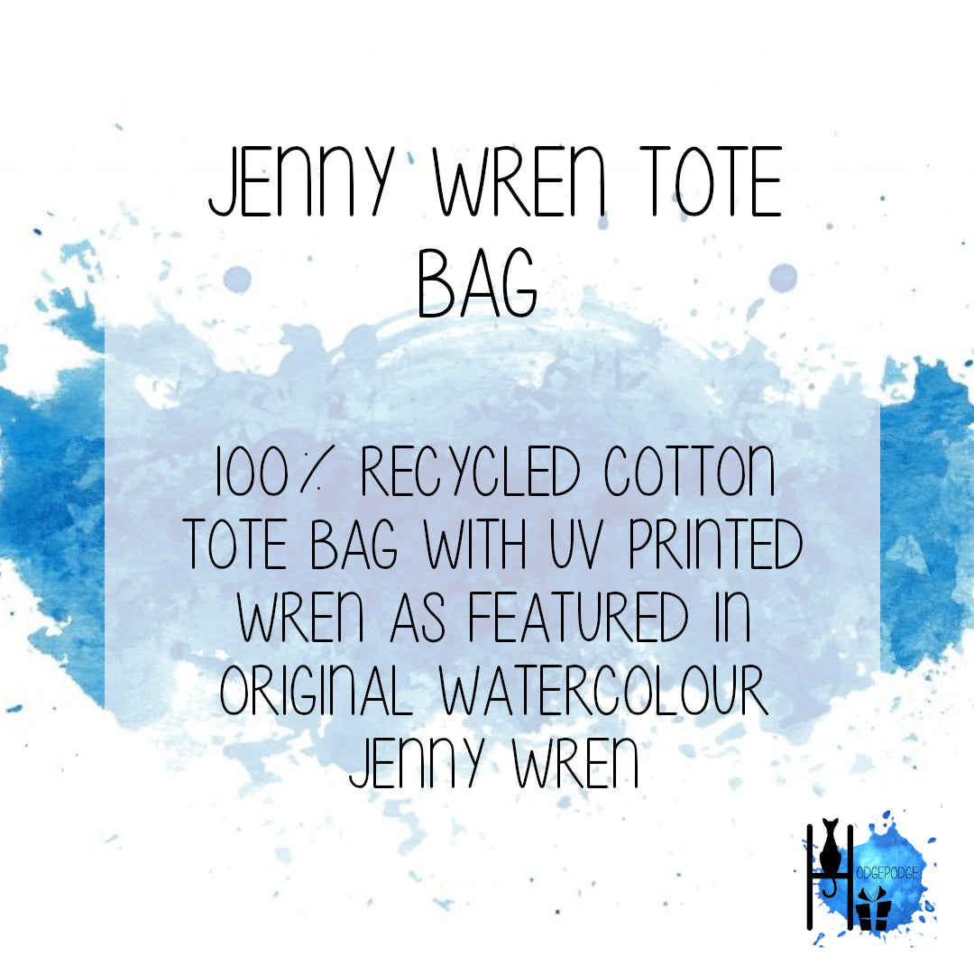 "Jenny Wren" Wren Tote Bag